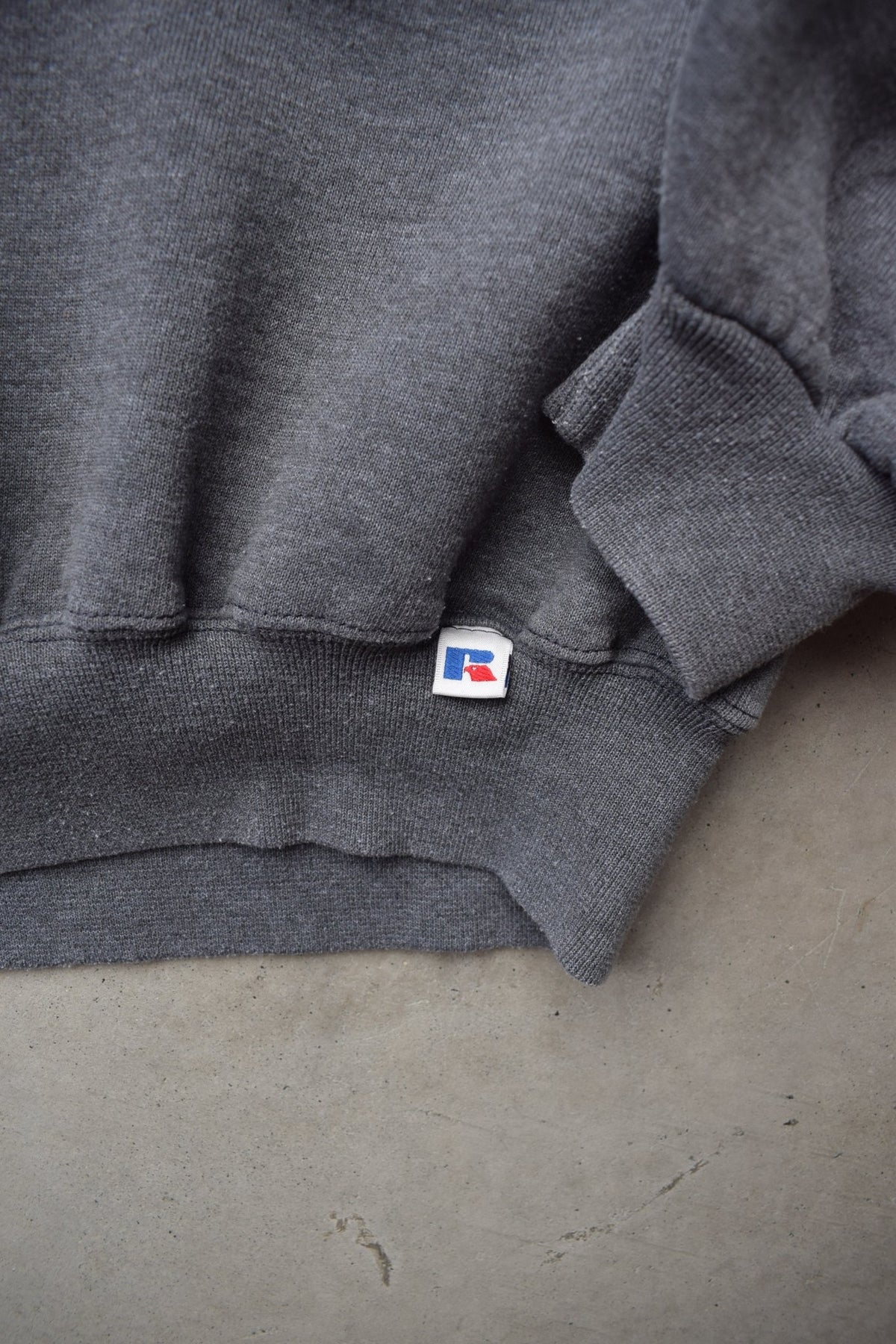 Russell Athletic Charcoal Crewneck — 1990s (XL) - Retrospective Store
