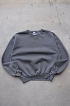 Russell Athletic Charcoal Crewneck — 1990s (XL) - Retrospective Store