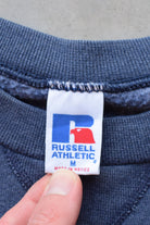 Russell Athletic Faded Navy Crewneck — 1990s (M) - Retrospective Store