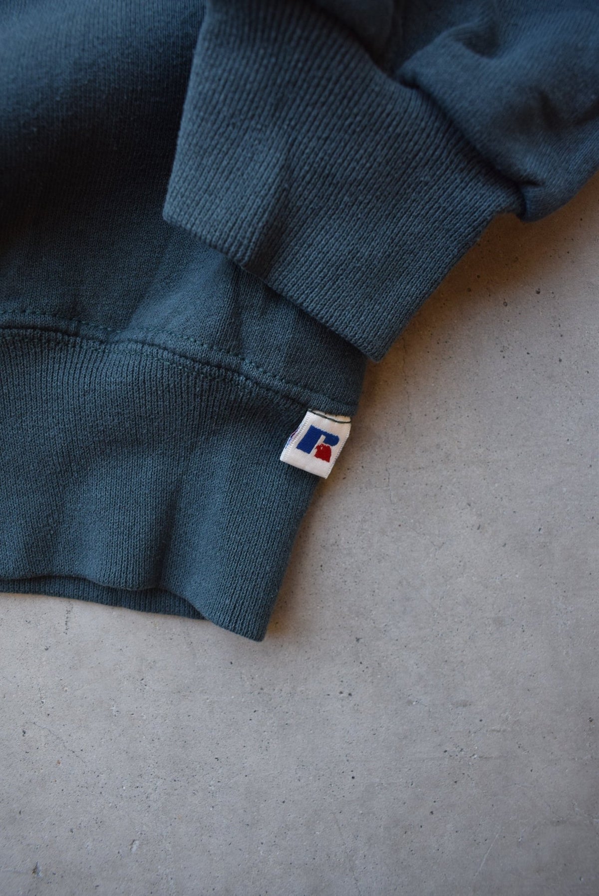 Russell Athletic Forrest-Green Crewneck — 1990s (L) - Retrospective Store