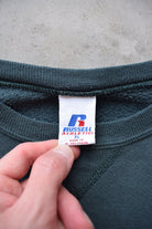 Russell Athletic Green Crewneck — 1990s (XL) - Retrospective Store