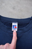 Russell Athletic Navy Crewneck — 1990s (L) - Retrospective Store