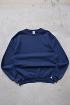 Russell Athletic Navy Crewneck — 1990s (L) - Retrospective Store