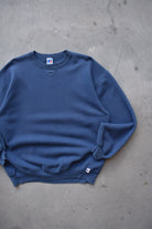 Russell Athletic Navy Crewneck — 1990s (XL) - Retrospective Store