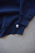 Russell Athletic Navy Quarter Zip — 1990s (L) - Retrospective Store
