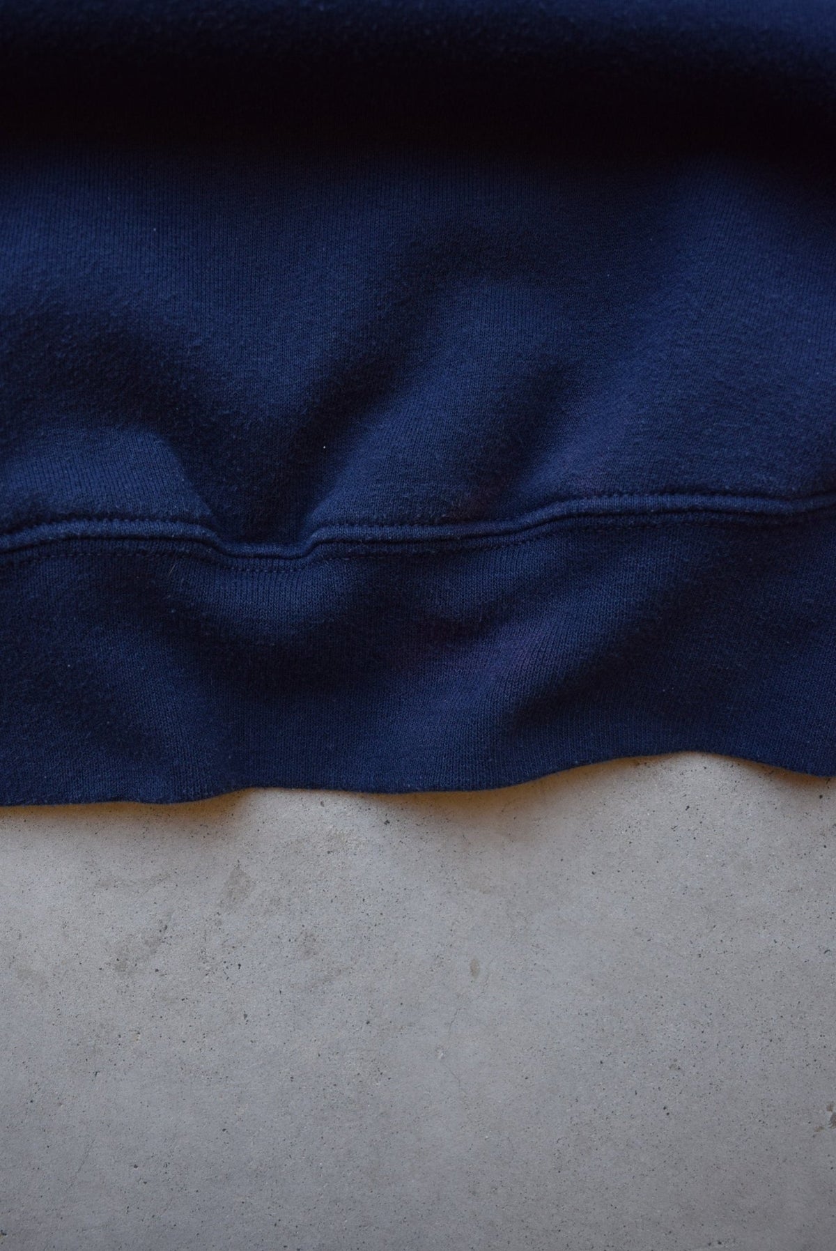 Russell Athletic Navy Quarter Zip — 1990s (L) - Retrospective Store