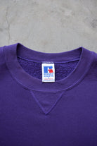 Russell Athletic Purple Crewneck — 1990s (M/L) - Retrospective Store