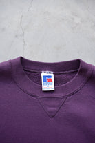 Russell Athletic Purple Crewneck — 1990s (XL) - Retrospective Store