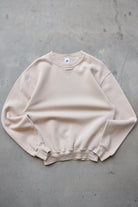 Russell Athletic Tan Crewneck — 1990s (M) - Retrospective Store