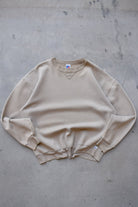 Russell Athletic Tan Crewneck — 1990s (XL) - Retrospective Store