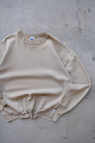 Russell Athletic Tan Crewneck — 1990s (XL) - Retrospective Store