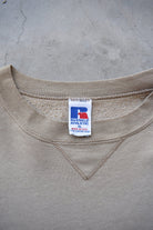 Russell Athletic Tan Crewneck — 1990s (XL) - Retrospective Store