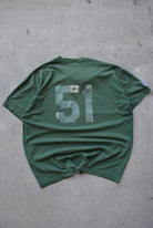 Russell Athletic x Clare High School Green Graphic Tee — 1990s (XL) - Retrospective Store