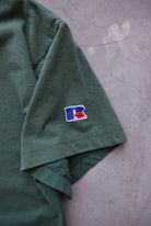 Russell Athletic x Clare High School Green Graphic Tee — 1990s (XL) - Retrospective Store