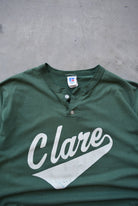 Russell Athletic x Clare High School Green Graphic Tee — 1990s (XL) - Retrospective Store