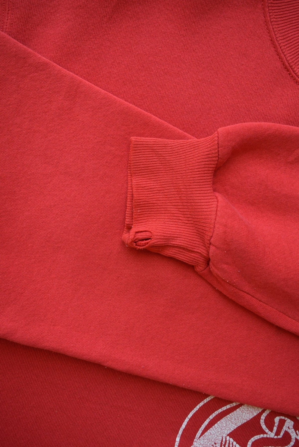 Russell Athletic x Nebraska College of Dentistry Red Graphic Crewneck — 1990s (L) - Retrospective Store