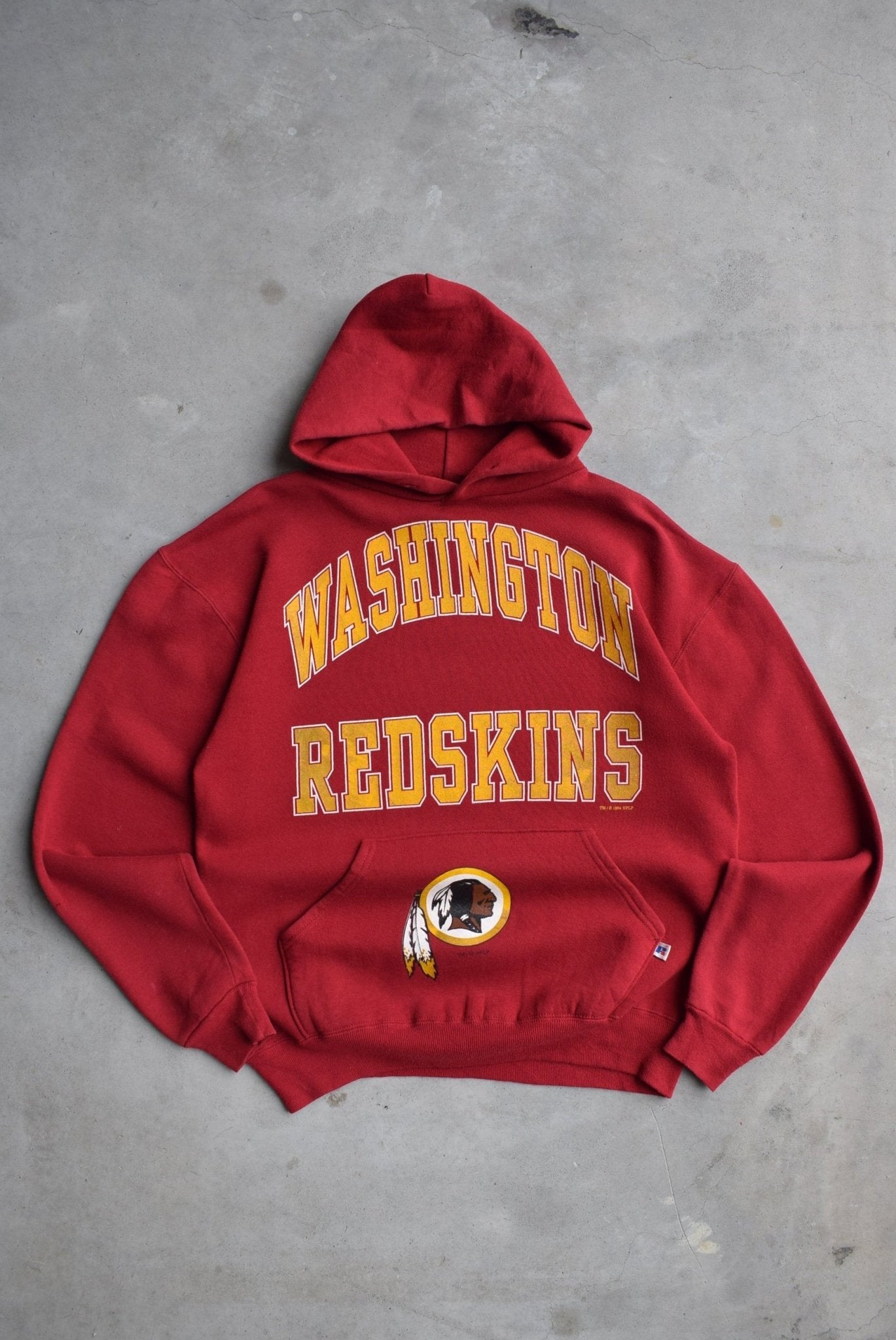 Russell Athletic x NFL Washington Football Burgandy Graphic Hoodie — 1994 (M) - Retrospective Store