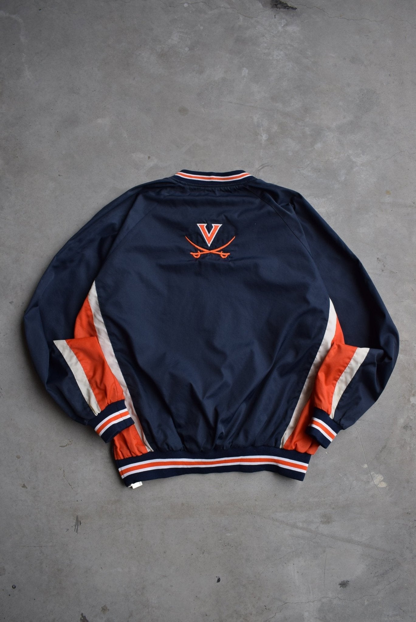 Russell Athletic x University of Virginia Embroidered Pullover Jacket — 1990s (XL/XXL) - Retrospective Store