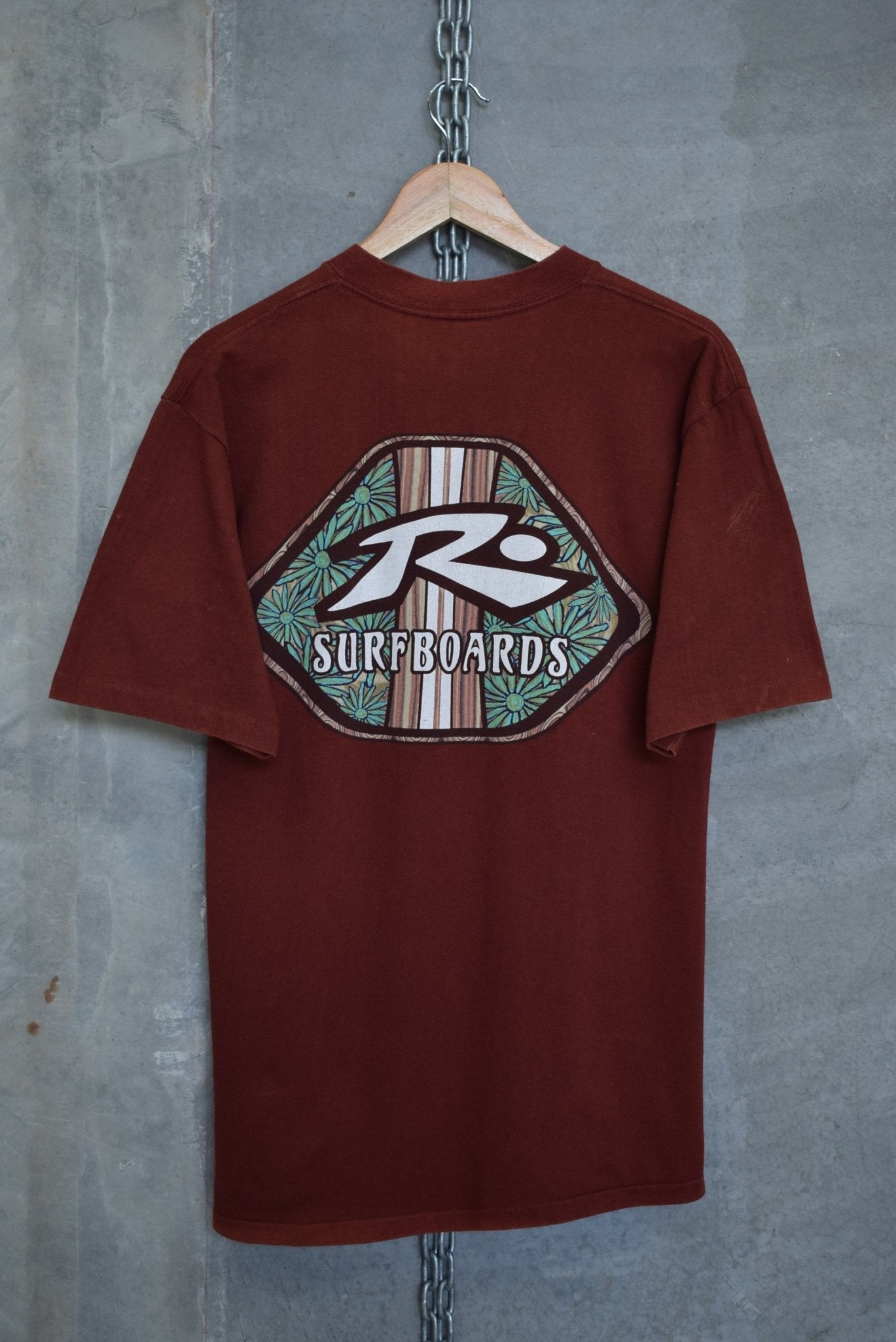 Rusty Surfboards Tee — 1990s (M) - Retrospective Store