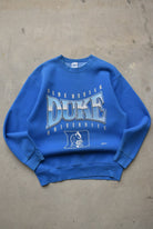 Salem x Duke University Blue Graphic Crewneck — 1990s (M) - Retrospective Store