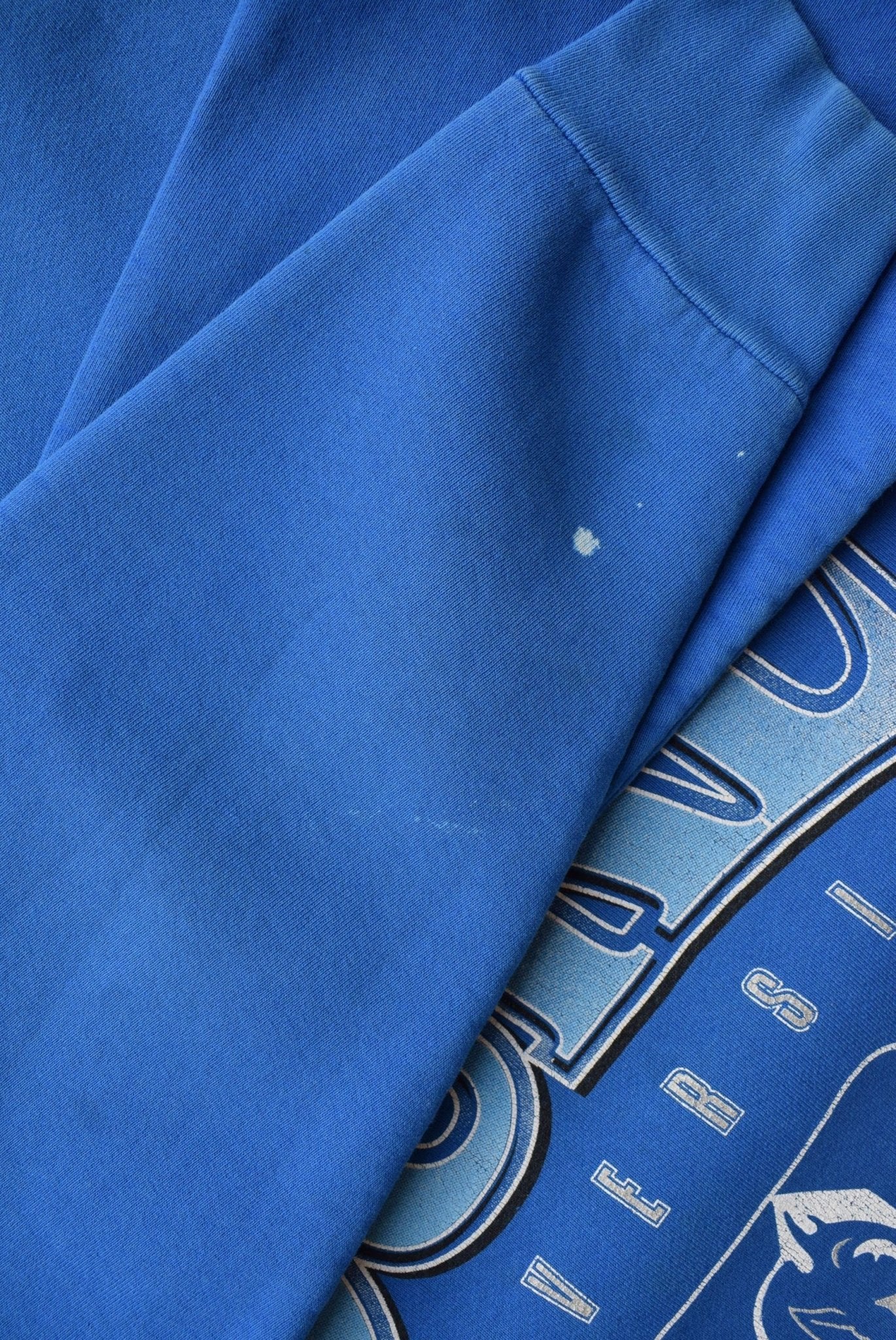 Salem x Duke University Blue Graphic Crewneck — 1990s (M) - Retrospective Store