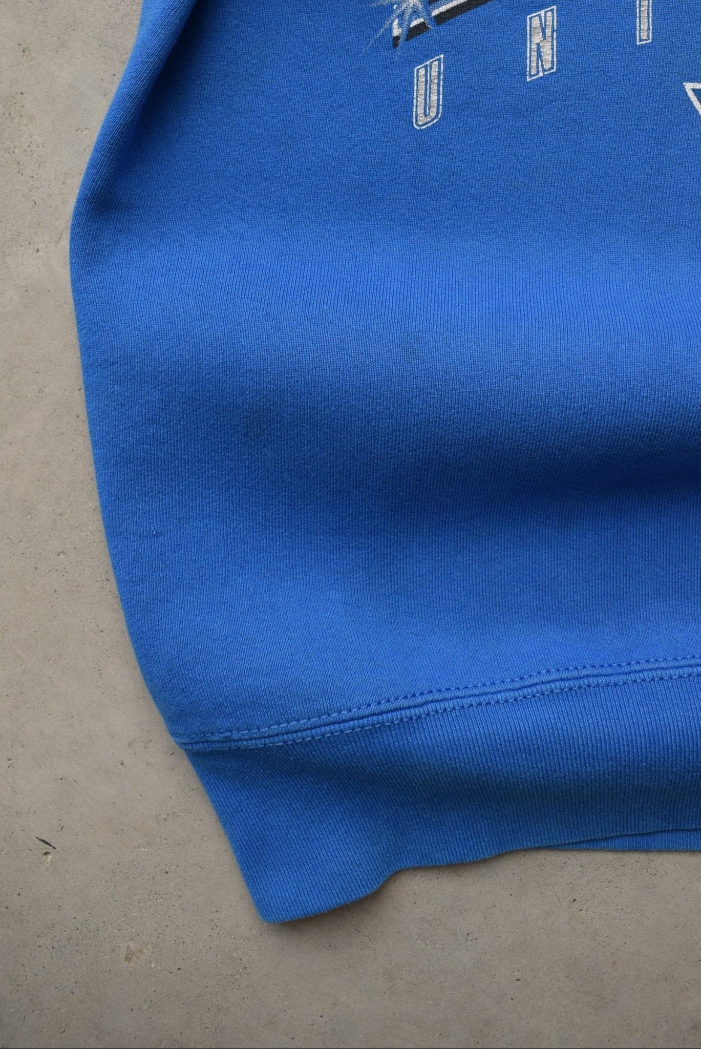Salem x Duke University Blue Graphic Crewneck — 1990s (M) - Retrospective Store
