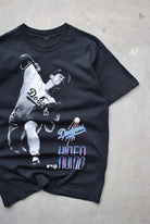 Salem x MLB Los Angeles Dodgers Black Graphic Tee — 1995 (M) - Retrospective Store