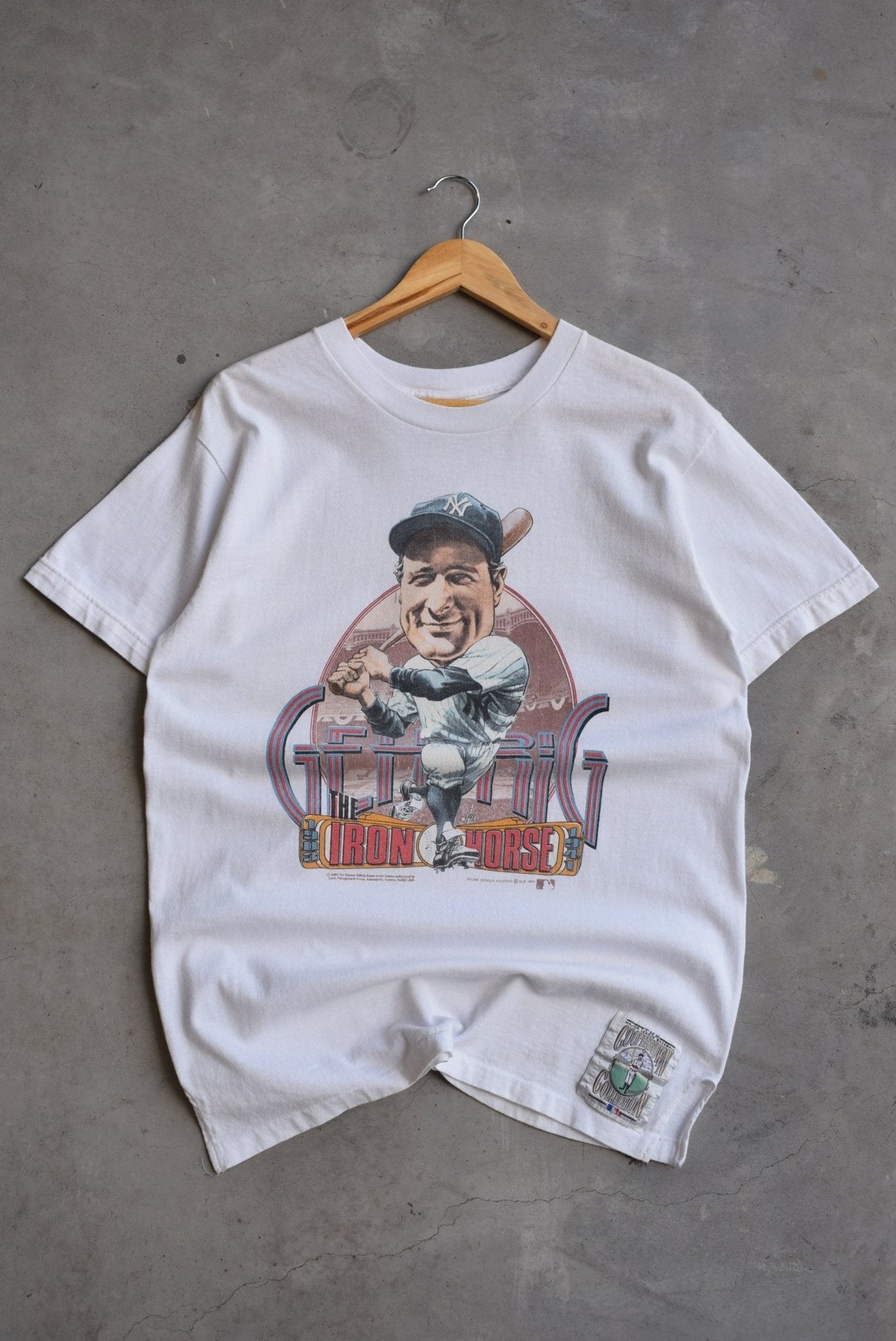 Salem x MLB 'The Iron Horse' Tee — 1989 (M) - Retrospective Store
