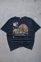 Salem x NBA Chicago Bulls Back-2-Back Champions Black Graphic Tee — 1992 (XL) - Retrospective Store