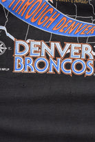 Salem x NFL Denver Broncos Superbowl Black Graphic Tee — 1993 (XL) - Retrospective Store