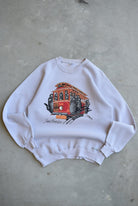 San Francisco Grey Graphic Crewneck —1990s (M) - Retrospective Store