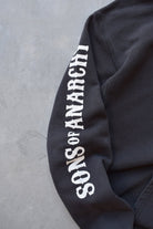Sons of Anarchy Black Graphic Full-Zip Hoodie — 2000s (XL) - Retrospective Store