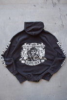 Sons of Anarchy Black Graphic Full-Zip Hoodie — 2000s (XL) - Retrospective Store