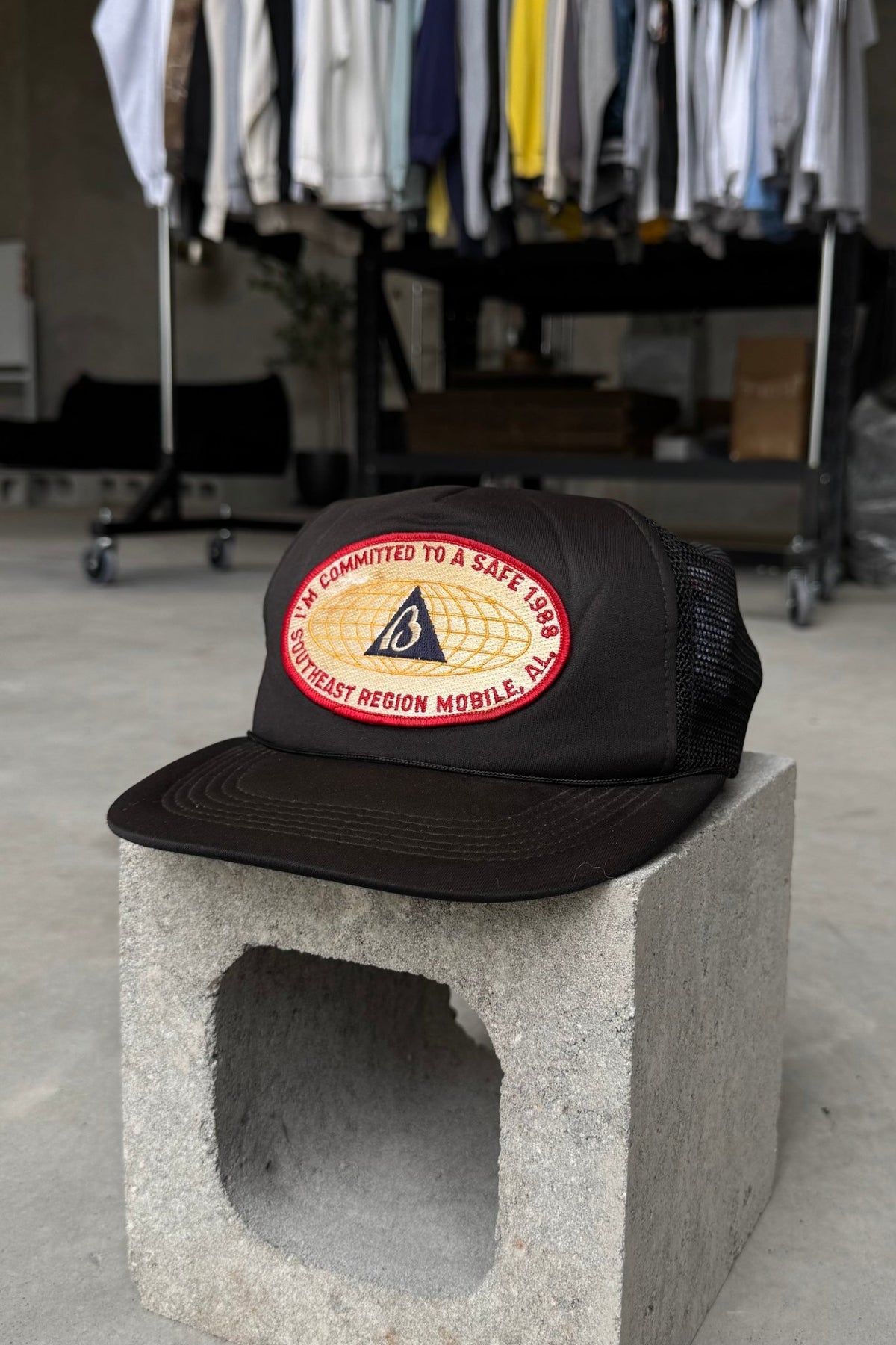 Southeast Region Mobile Black Embroidered Hat — 1988 - Retrospective Store