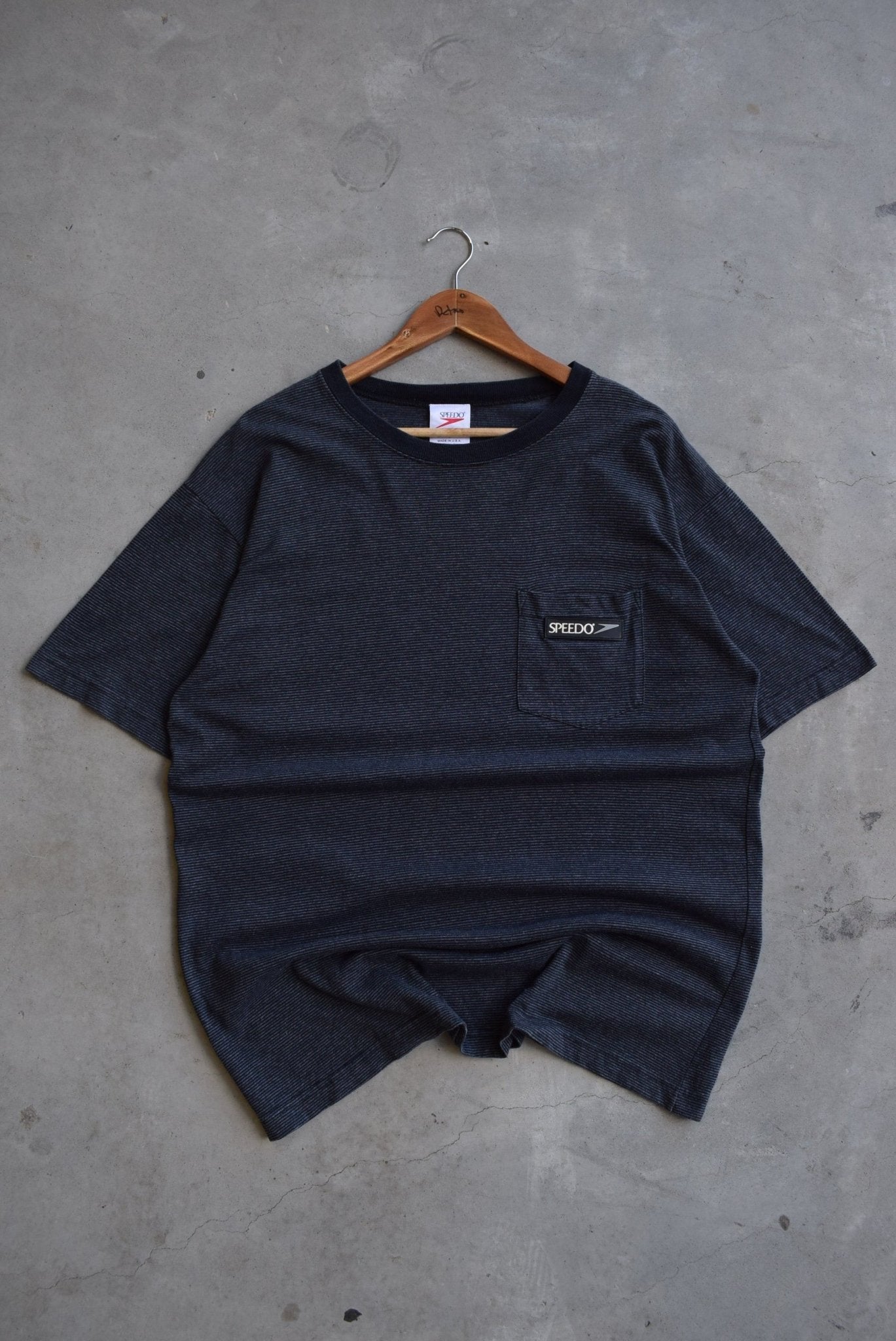 Speedo Pocket Tee — 1990s (L/XL) - Retrospective Store