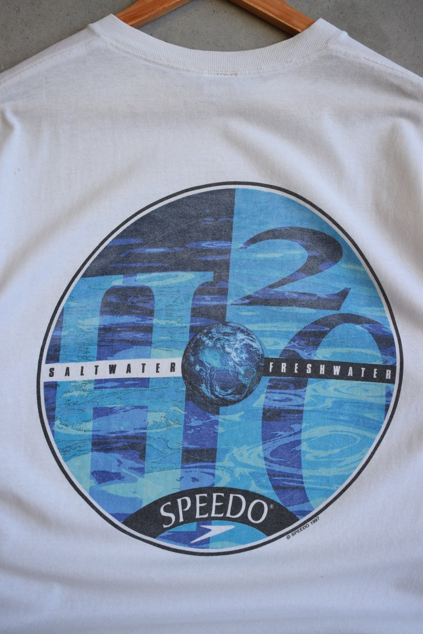 Speedo Saltwater & Freshwater Tee — 1997 (M) - Retrospective Store