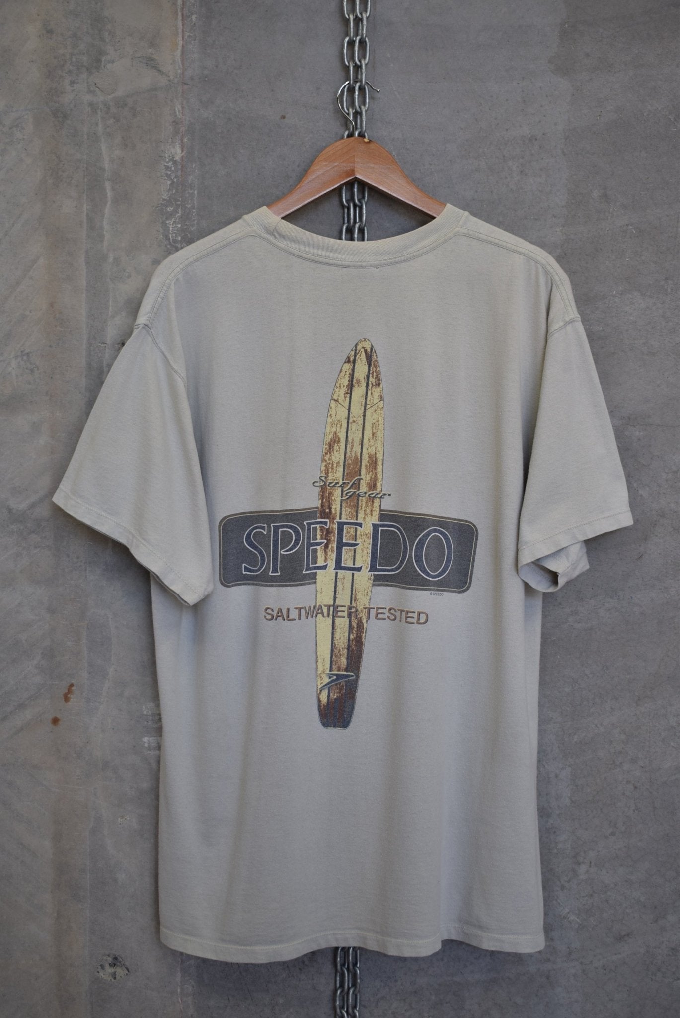 Speedo Saltwater Surf Gear Tee — 1996 (XL) - Retrospective Store