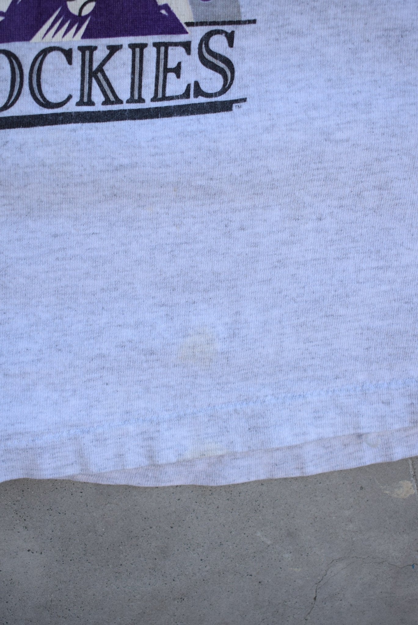 Starter x Colorado Rockies 'Hard Ball' Tee — 1992 (M) - Retrospective Store