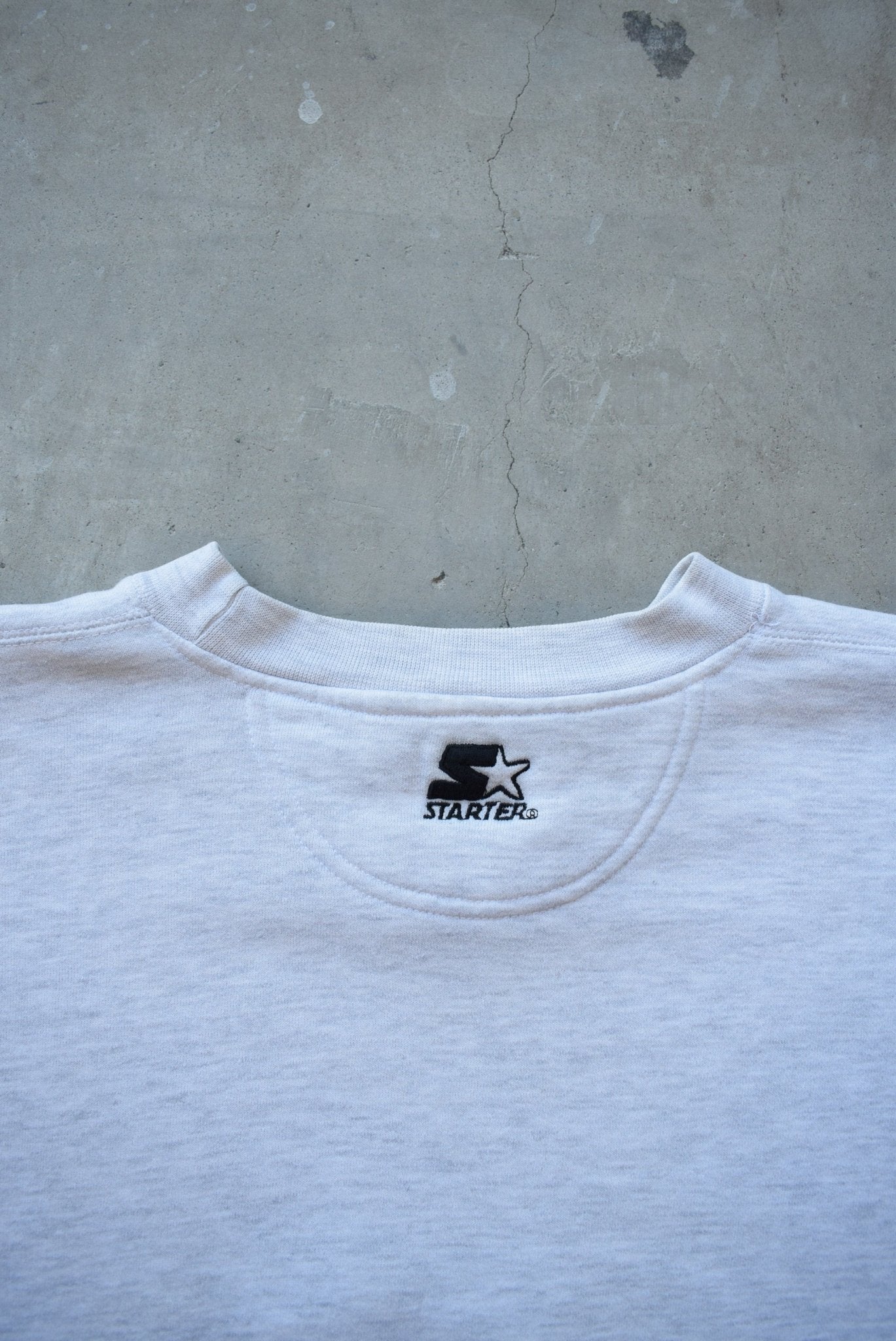 Starter x Minnesota State University Grey Embroidered Crewneck — 1991 (L) - Retrospective Store