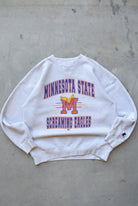 Starter x Minnesota State University Grey Embroidered Crewneck — 1991 (L) - Retrospective Store