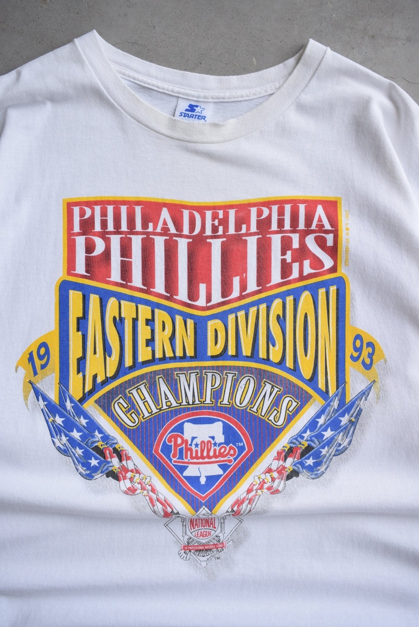 Starter x MLB Phillies Champions Tee — 1993 (XL) - Retrospective Store