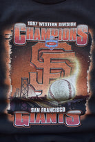Starter x MLB San Francisco Giants Black Graphic Tee — 1997 (XL) - Retrospective Store