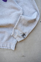 Starter x NFL Minnesota Vikings Grey Embroidered Crewneck — 2000s (M) - Retrospective Store