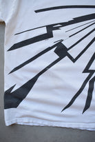 Starter x NHL Chicago Blackhawks White Graphic Tee — 1990s (XXL) - Retrospective Store
