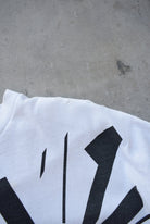Starter x NHL Chicago Blackhawks White Graphic Tee — 1990s (XXL) - Retrospective Store