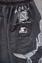 Starter x University of North Carolina Charcoal Shorts — 1990s (M) - Retrospective Store