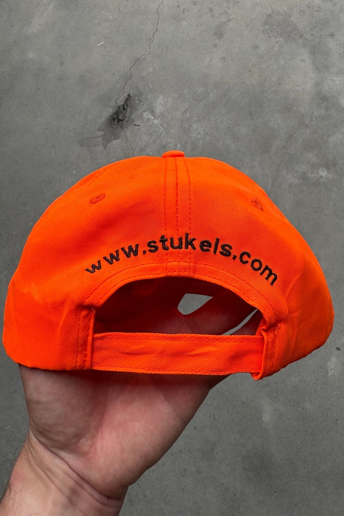 Stukel's Outfitters Orange Embroidered Hat — 2000s - Retrospective Store