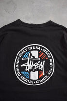 Stussy Black Graphic Tee — 2000s (L) - Retrospective Store