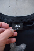 Stussy Black Graphic Tee — 2000s (M) - Retrospective Store
