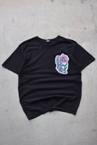 Stussy Black Spellout Tee — 2000s (L) - Retrospective Store
